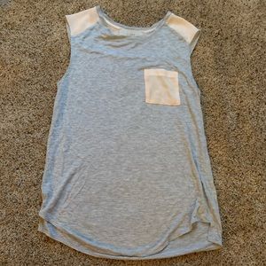 Loft color block sleeveless top